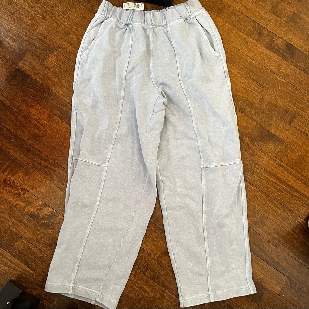 Aerie Light Blue Barrel Sweatpants